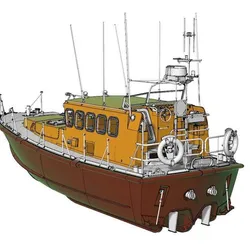 Mersey class lifeboat rc 1:16 scale