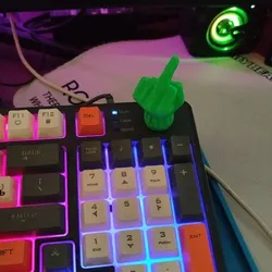 Middle Finger knoob volume control