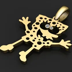 model cartoon pendant
