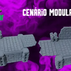 Modular Stone Ruins Scenery - Free set