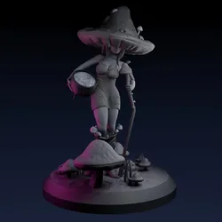 Mushroom Soup Witch - presupported - qbarkz