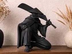 Samurai Warrior – Stylized Figurine - Free 3D Print Model