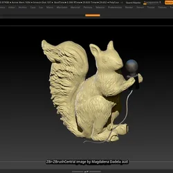 Squirrel Table Lamp