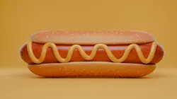 Stylized Hot Dog Cinematic Hotdog 3D model