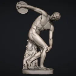 The Discobolus of Myron 3D print model