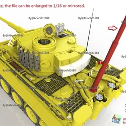 Tiger ausf. E : Snorkel.(STL-35-16)
