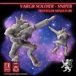 Vargr Soldier - Sniper Traveller Miniature