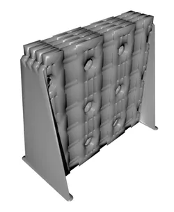 3x3 - 4x Stack - Double-Sided - Lite Multipoint Rail - Mounting Plate