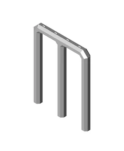 3x3H - Stacking Plate Handle
