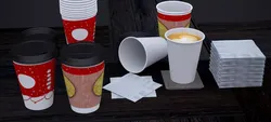 CAFE LATTE BEVERAGE HOLIDAY CUP 2024 3D model