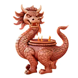 Eastern Dragon Incense Burner