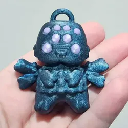 Flexi Spider Inspired Fidget Keychain