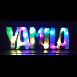 ILLUMINATED SIGN - YAMILA