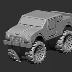 jeep sport car ready for printing