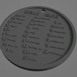 Morse code coin