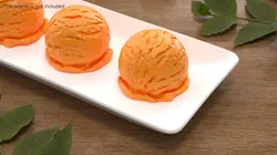 Orange Ice Cream Scoop 3D model