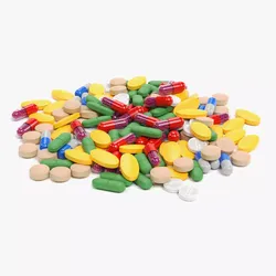 Pile of Pills V7 - Mixed Medical Tablets and Capsules 3D model
