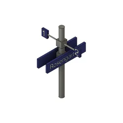 Platform signs and numbers
