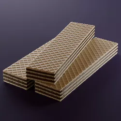 Realistic 3D Wafer Model for CG Rendering 3D model