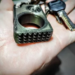 Self-Defense Ring / Keychain – Smooth & Textured Versions
