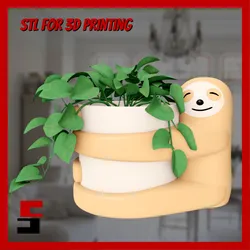 Sloth Planter Pot Organiser