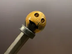 Smiley Face lacrosse stick cap/butt - Free 3D Print Model