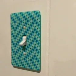 Square Illusion Light Switch Cover