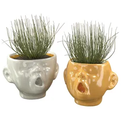 Baby Head Pot Planter 3D model