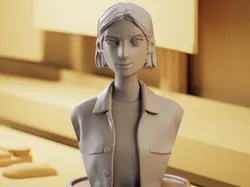 Characters & Creatures STL indir - Stacey Bust from Mixtape video game - Stacey de Mixtape - greencatpoly