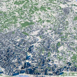 Cityscape Batumi Georgia 3D model