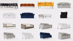 Collection of Sofa - 100 Models 3D Model Pack