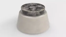 cosmetic pot 01 3D model