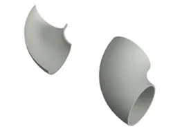 CURVA 90° - RAIO CURTO SR - Sch.80 - ANSI-ASME B16.9 - ELBOW 90deg - SHORT RADIUS SR - Sch.80 - ANSI-ASME B16.9
