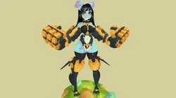 Cyberpunk Kobold Girl