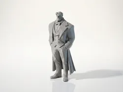Dapper Hellboy Figurine Movies TV 3D Printable