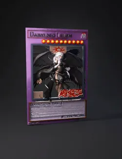 Darklord Lilium card artwork featuring a winged dark fairy fusion mons