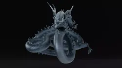 Dragon Sculpture 3D model