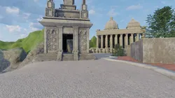 Fantasy Island Architecture 3D model