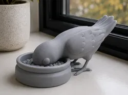Figurilla de Paloma Adorable | Estatua de Pájaro - Modelo de impresión 3D gratuito