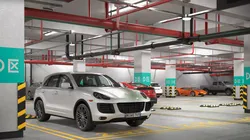 Filled Underground Parking 3D model