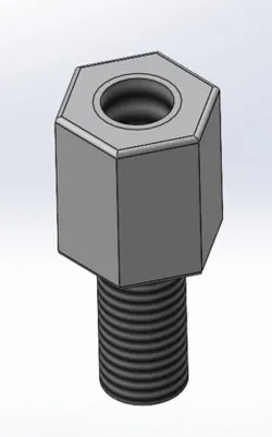 Hexagon Long Nut Male Female