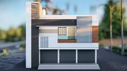 House  With Shop 3D model