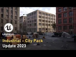 Industrial City Pack Low-poly 3D model