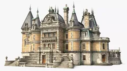 Massandra Palace Low-poly 3D model