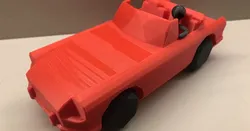 MG MGB CONVERTIBLE LOWPOLY
