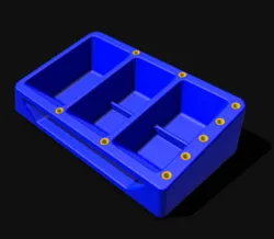 Organizer for small parts - expandable