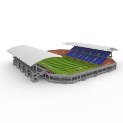 Soccer Stadium 03 3D model