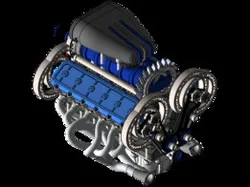 Twelve-cylinder internal combustion engine (V12 Engine)