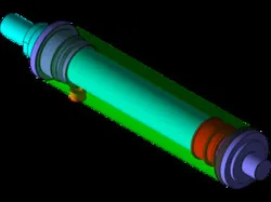 Welded Type Hydraulic Cylinder(With End Fixed Mounting) 50x60x230mm