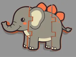 Bendy Elephant by 3ddruckservice - Free 3D Print Model